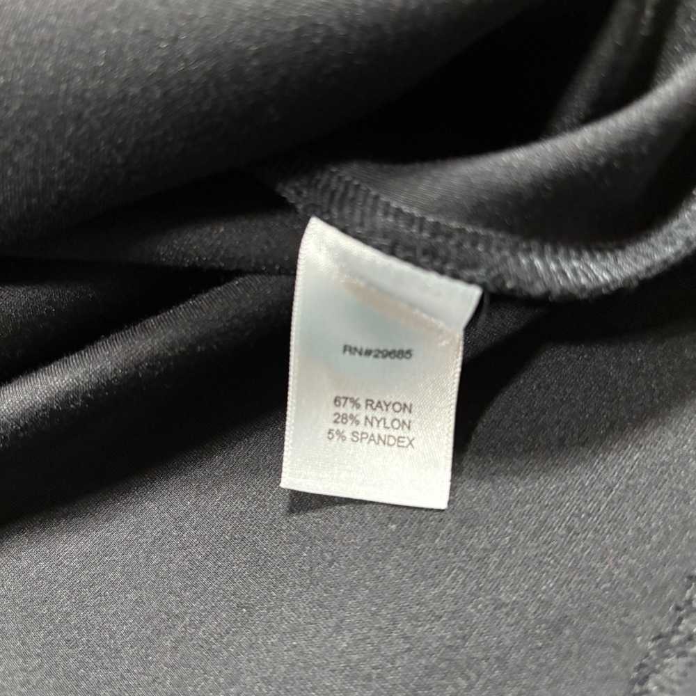 Pendleton Woolen Mills LP Black & White Ponte Colorblock Short Sleeve Midi Dress - Picture 9 of 10